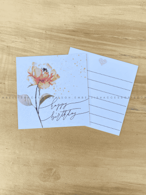Mini birthday card for a special person on their birthday