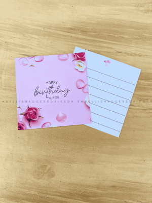 Mini birthday card for a special person on their birthday