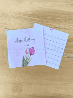Mini birthday card for a special person on their birthday