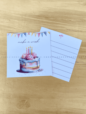 Mini birthday card for a special person on their birthday