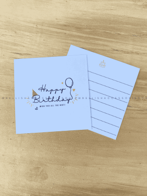 Mini birthday card for a special person on their birthday