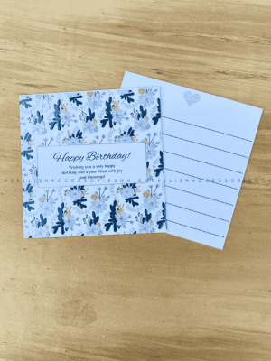 Mini birthday card for a special person on their birthday