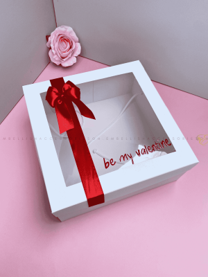 9.5inch square valentine box