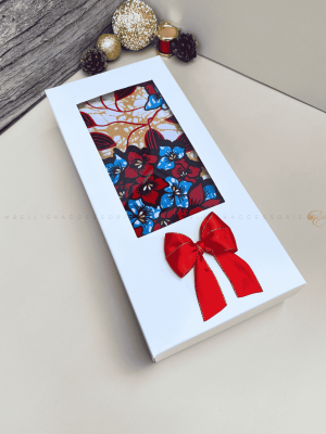 Half transparent fabric box for 6yards African print fabric