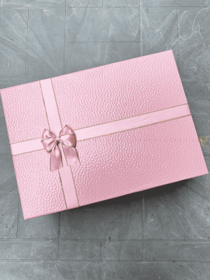 Pink hard box G for large gifts