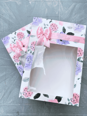 Pink flowery Gift Box for cute gifts
