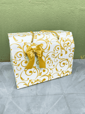 Gold themed food box