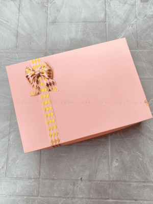 Pink gift box for cute gifts
