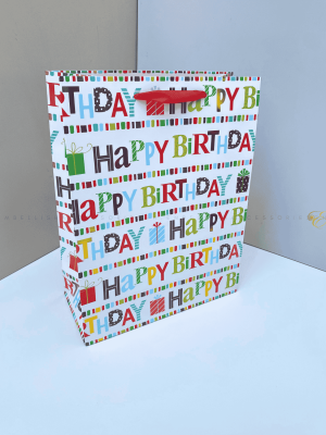 A4 birthday paper bag