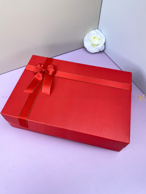 Red gift box for beautiful gifts