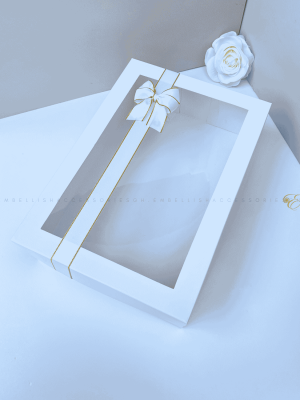 Deep gift box E for fabric and clutch gifts