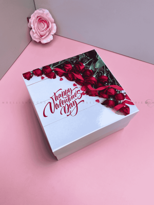 7inch square gift box for cute valentine gifts