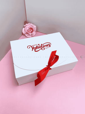 Valentine flip box for small to medium size gifts