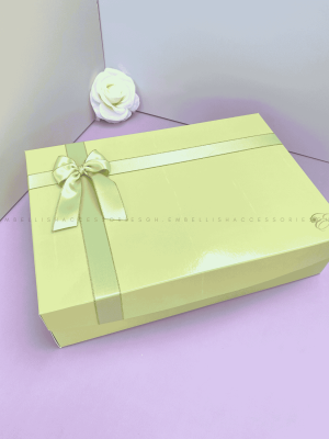 Light Green Box E for fabric gifts or bridesmaid gifts