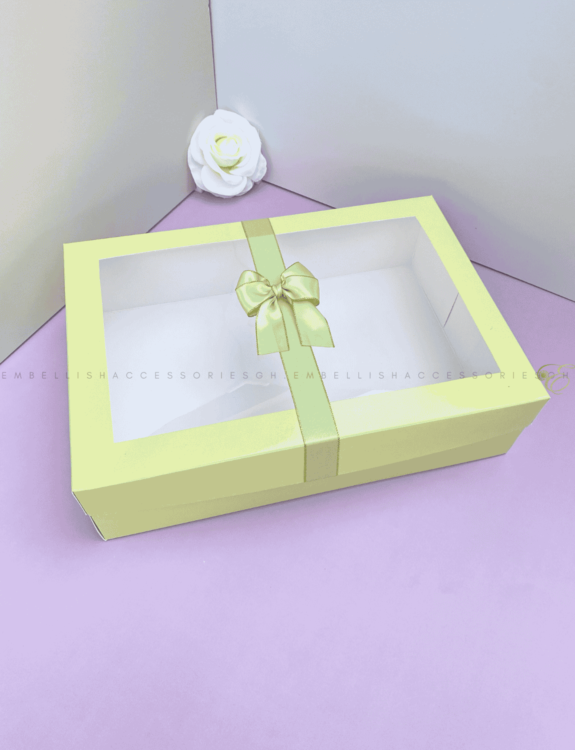Light Green Box E for fabric gifts or bridesmaid gifts