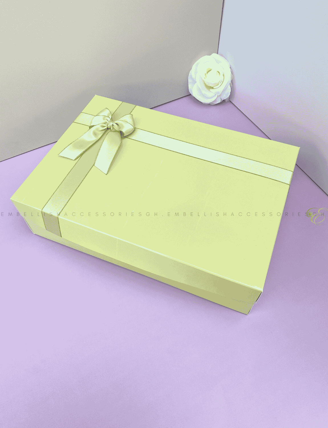 Light Green Box E for fabric gifts or bridesmaid gifts