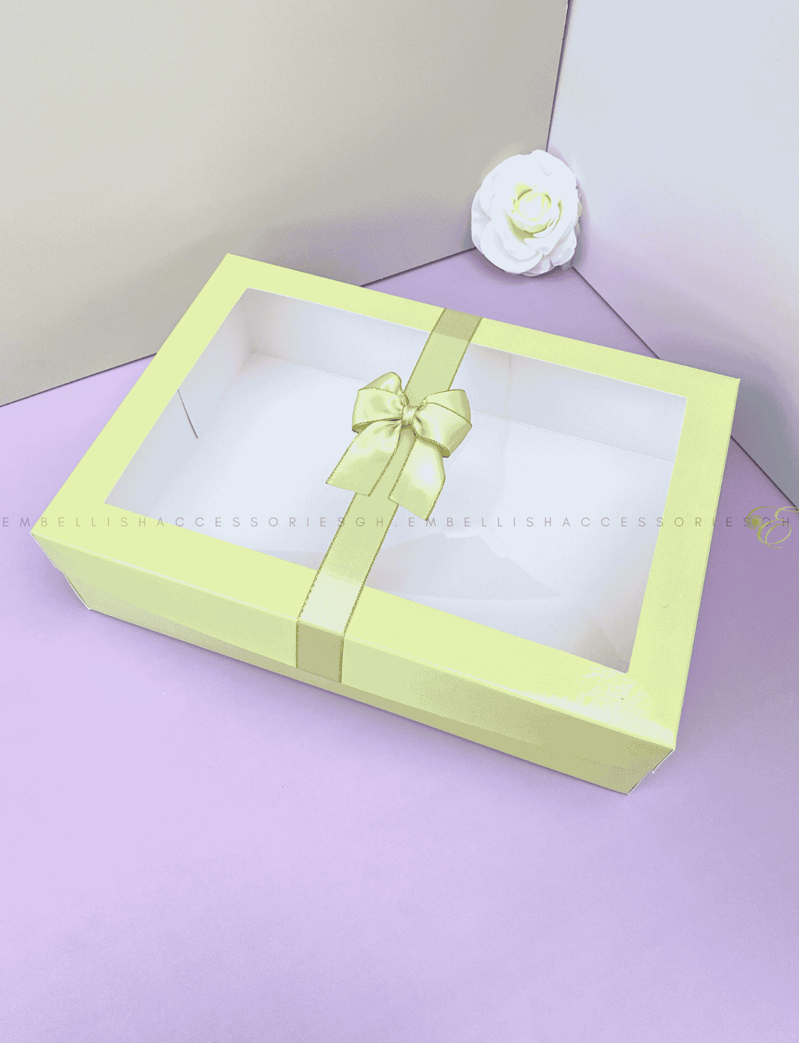 Light Green Box E for fabric gifts or bridesmaid gifts