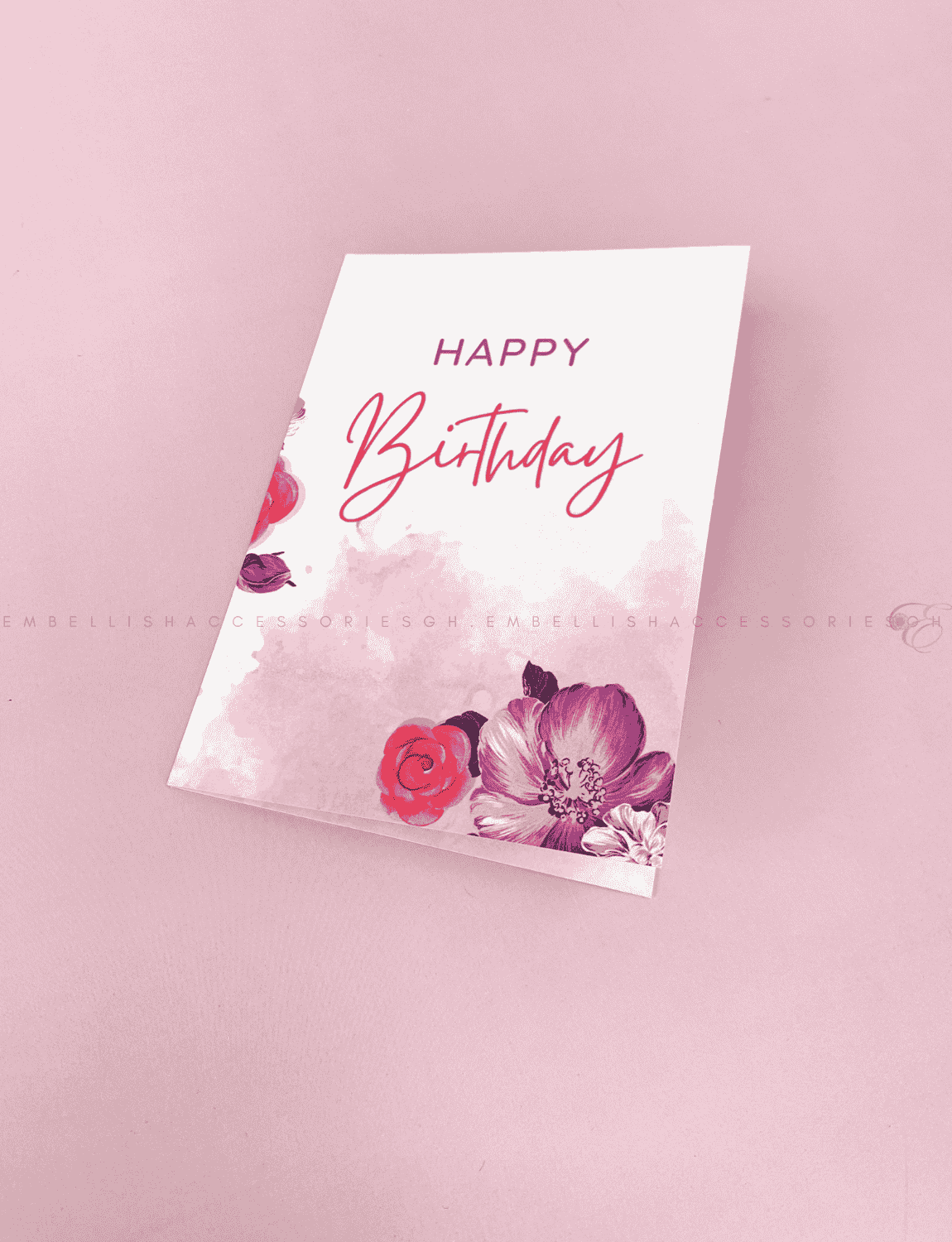 Booklet birthday card with heartfelt message for her