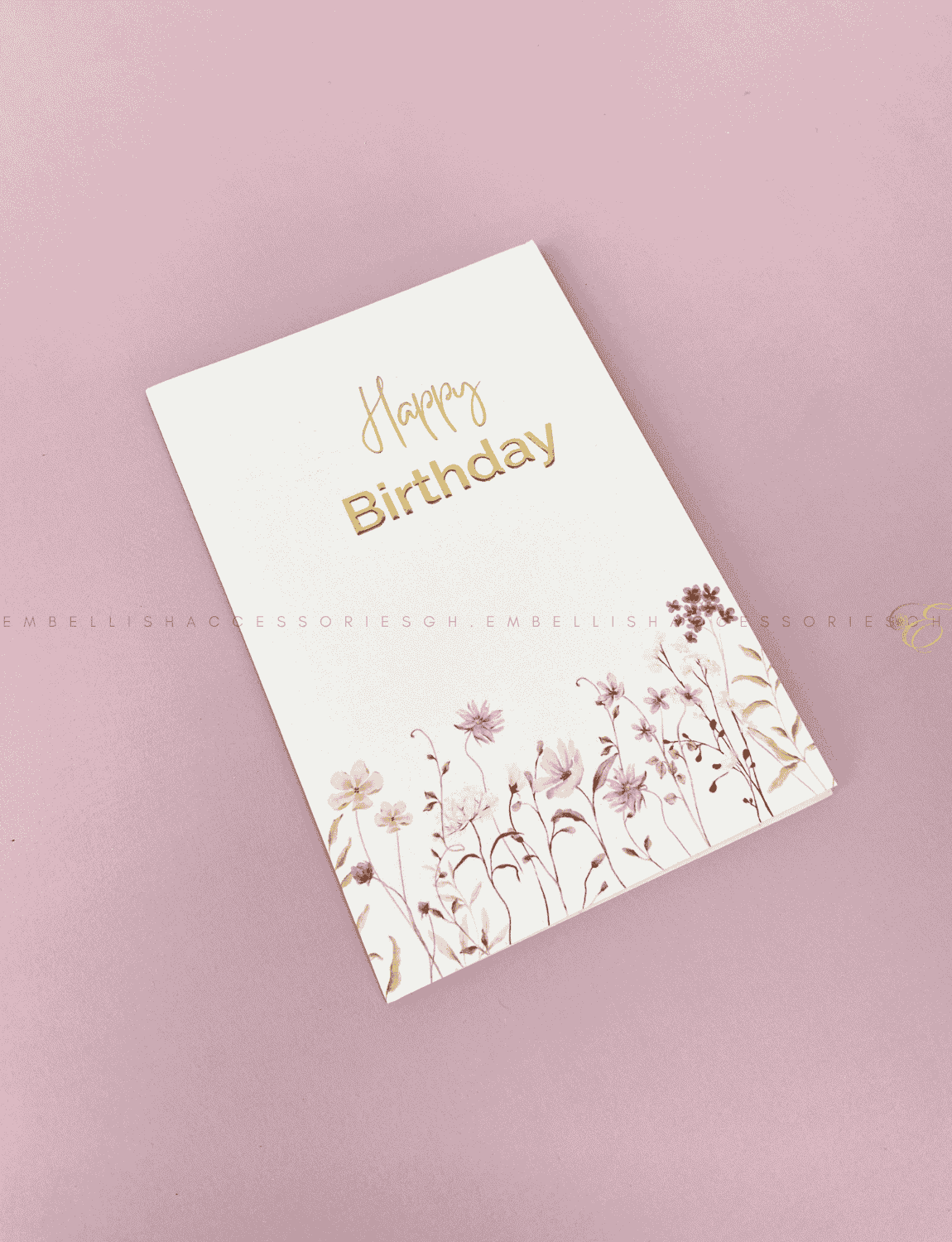 Booklet birthday card with heartfelt message for her