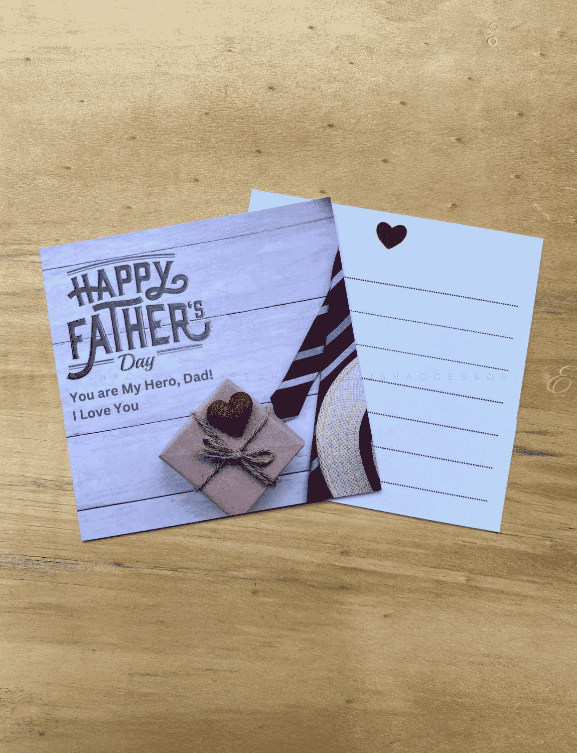 Father's day greeting card for heartfelt message