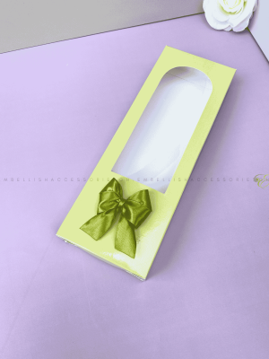 Light green fabric box for 3yards fabric