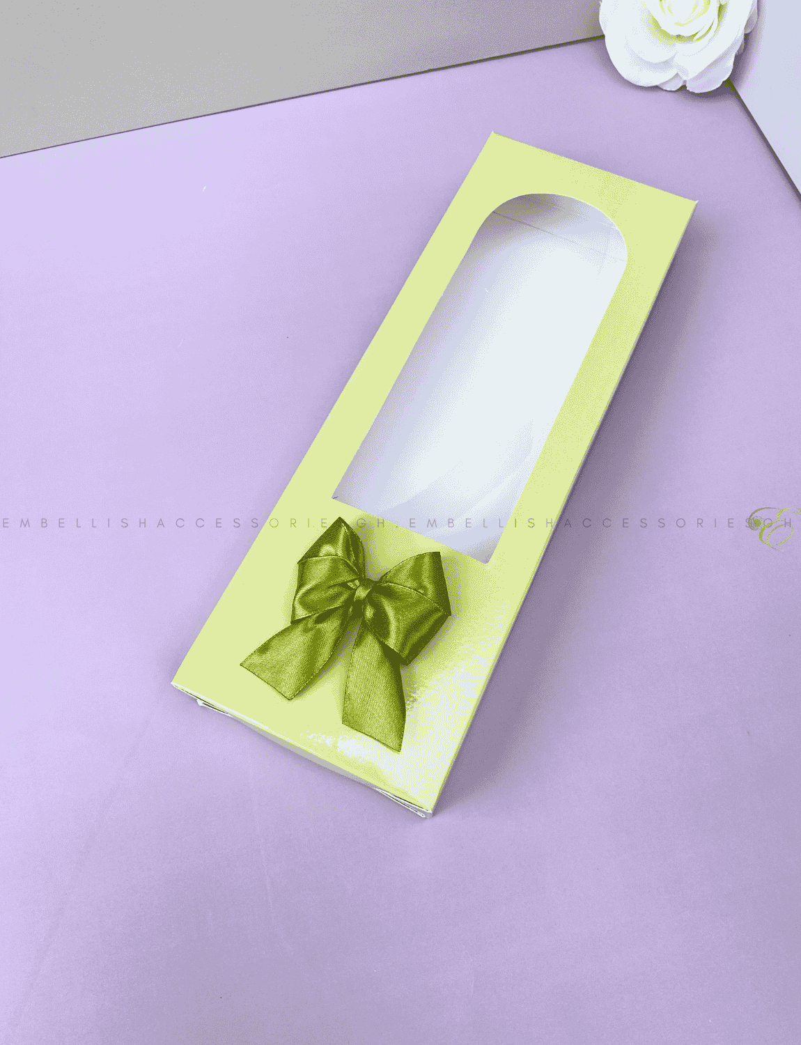 Light green fabric box for 3yards fabric