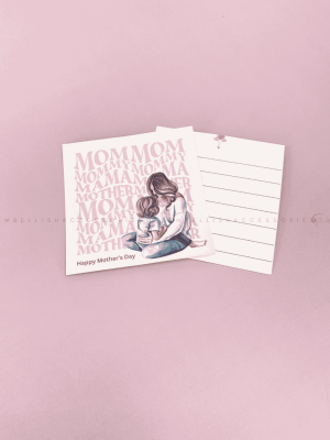 Mothers Day greeting card for writing your heartfelt messages