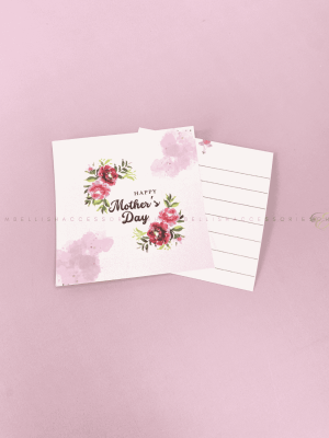 Mothers Day greeting card for writing your heartfelt messages