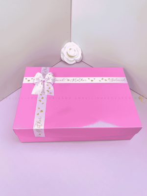 Pink mothers day gift box for fabric gifts and other cute gifts