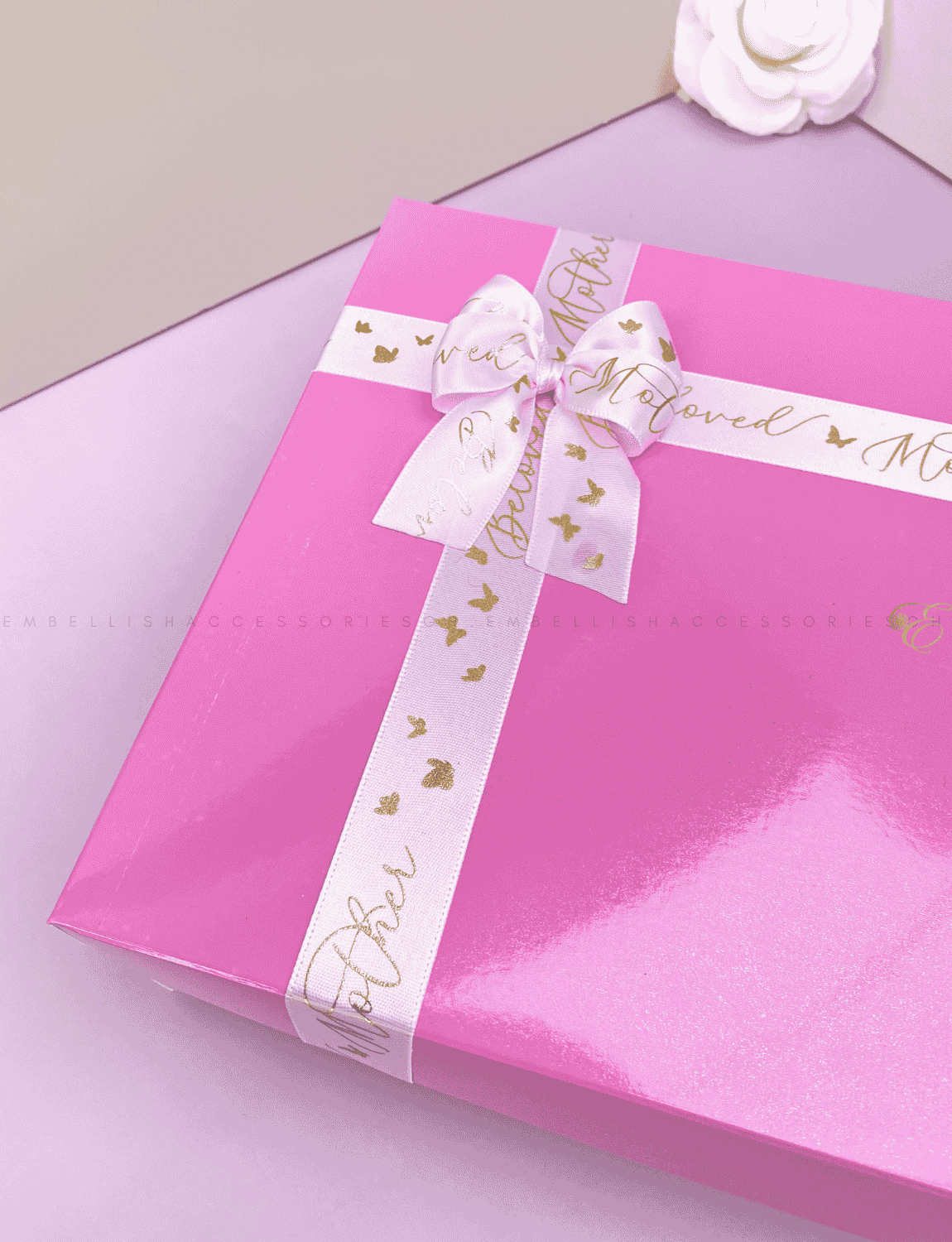 Pink mothers day gift box for fabric gifts and other cute gifts