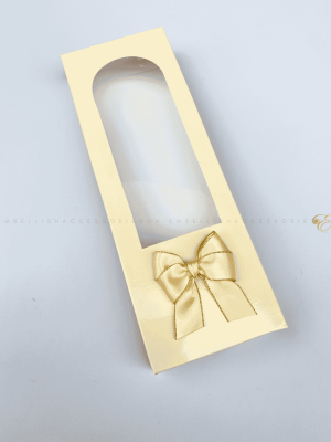 Cream 3yards fabric box for souvenir packaging