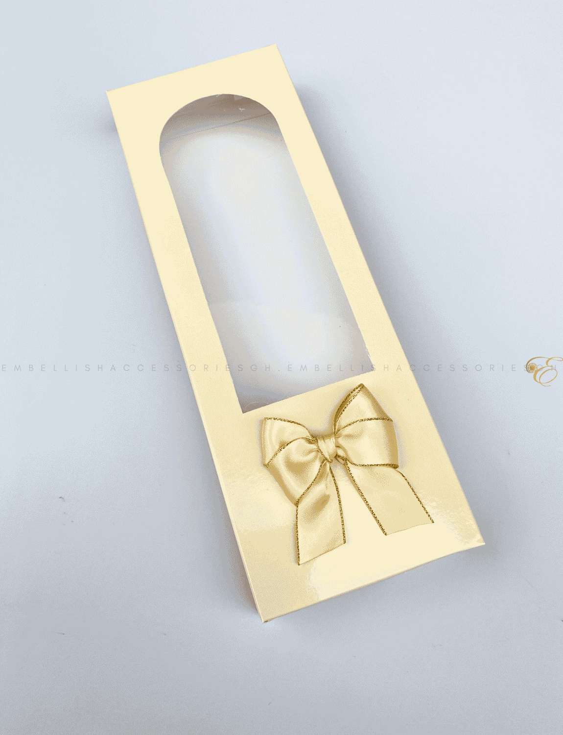 Cream 3yards fabric box for souvenir packaging