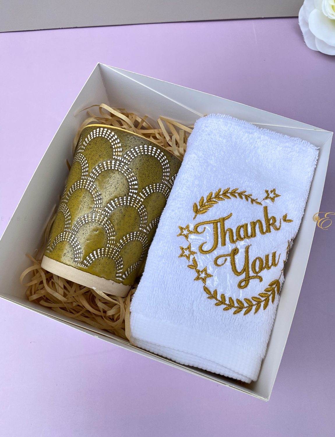 Square Thank you souvenir box