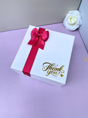 Square Thank you souvenir box