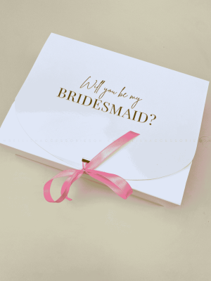 Bridesmaid proposal box for small to medium side gifts