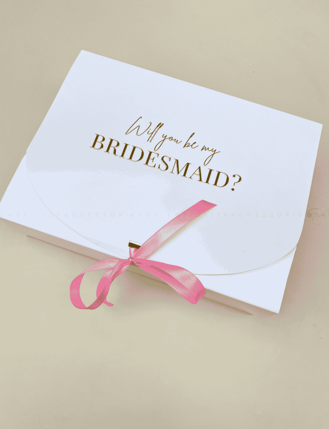 Bridesmaid proposal box for small to medium side gifts