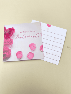 Bridesmaid proposal card for heartfelt messages