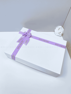 Just for you box with sturdy base for everyday gifts