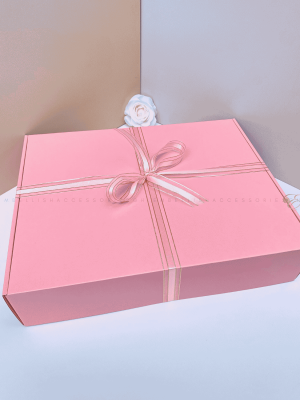 Pink Corrugated Box for medium to large gifts