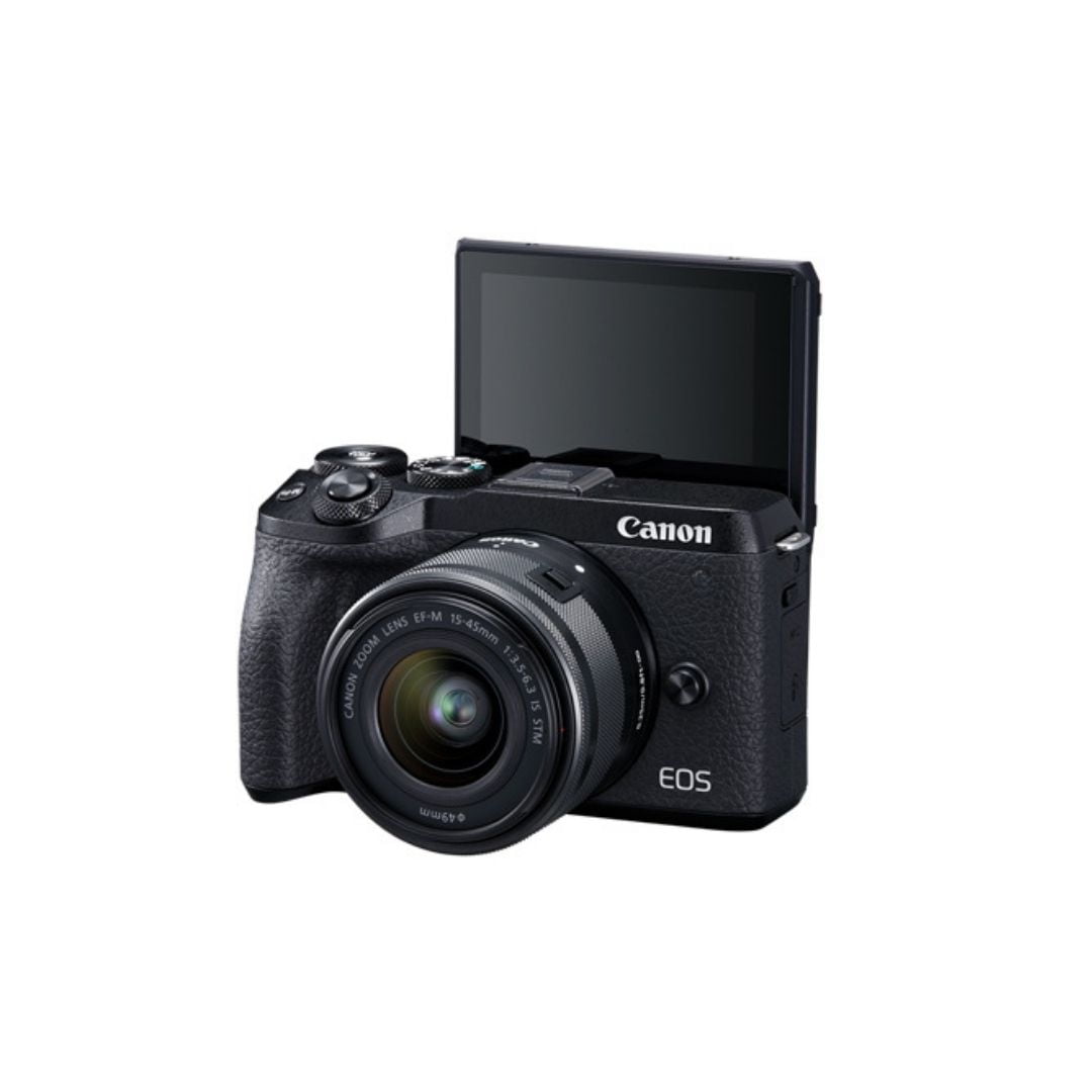 Canon EOS M6 Mark II w/ 15-45mm Lens and EVF-DC2 Viewfinder