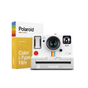 Polaroid OneStep+ White (9015) Instant Film Camera w/ Polaroid Color I-Type Film