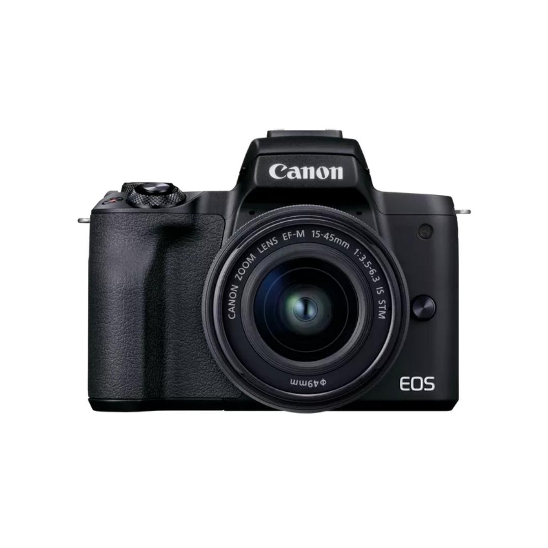 Canon EOS M50 Mark II Mirrorless Camera with 15-45mm Lens (Black)