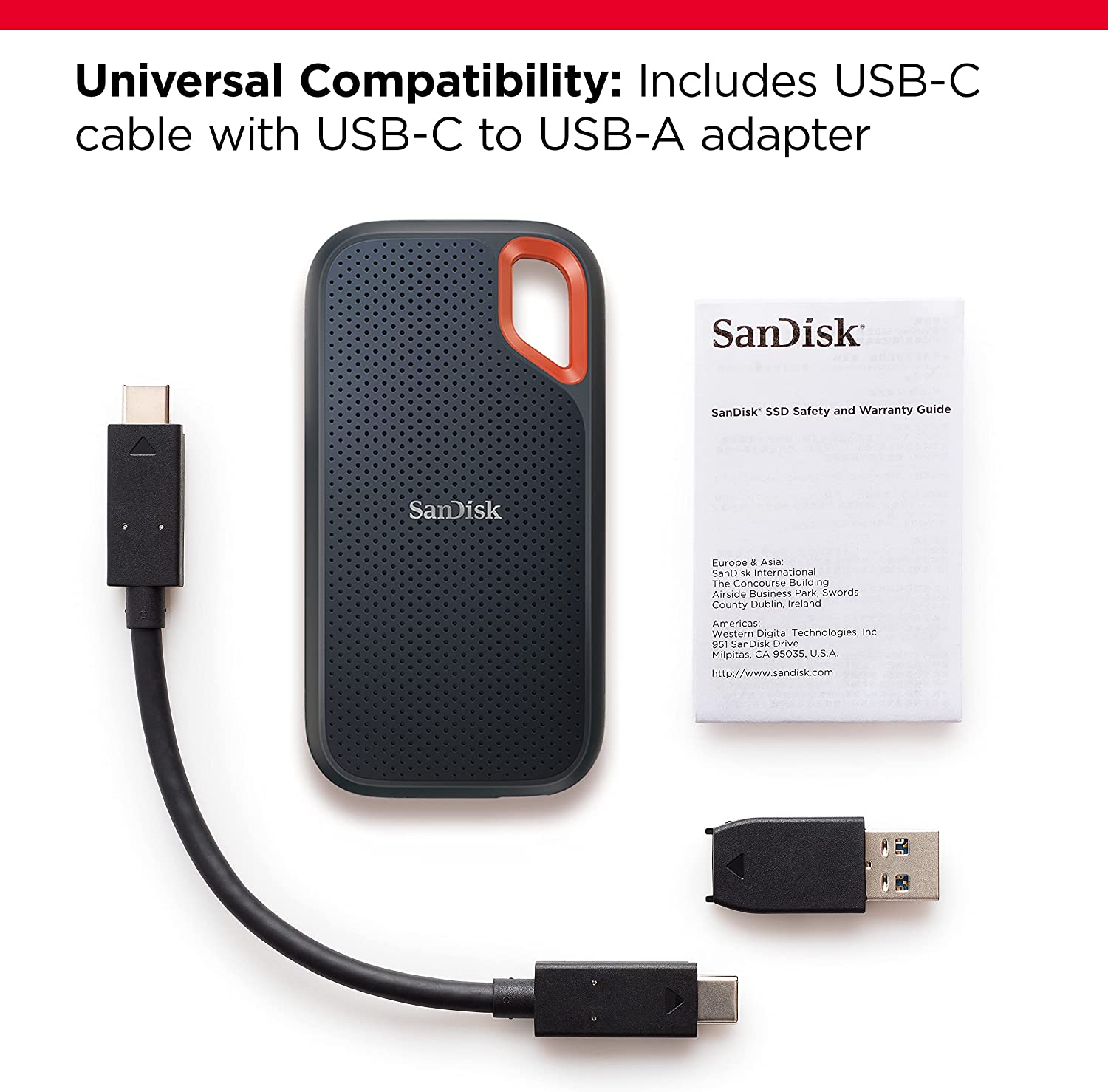 SanDisk 1TB Extreme Portable SSD V2