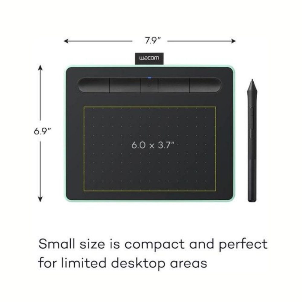 Wacom Intuos Bluetooth Creative Pen Small Tablet Green