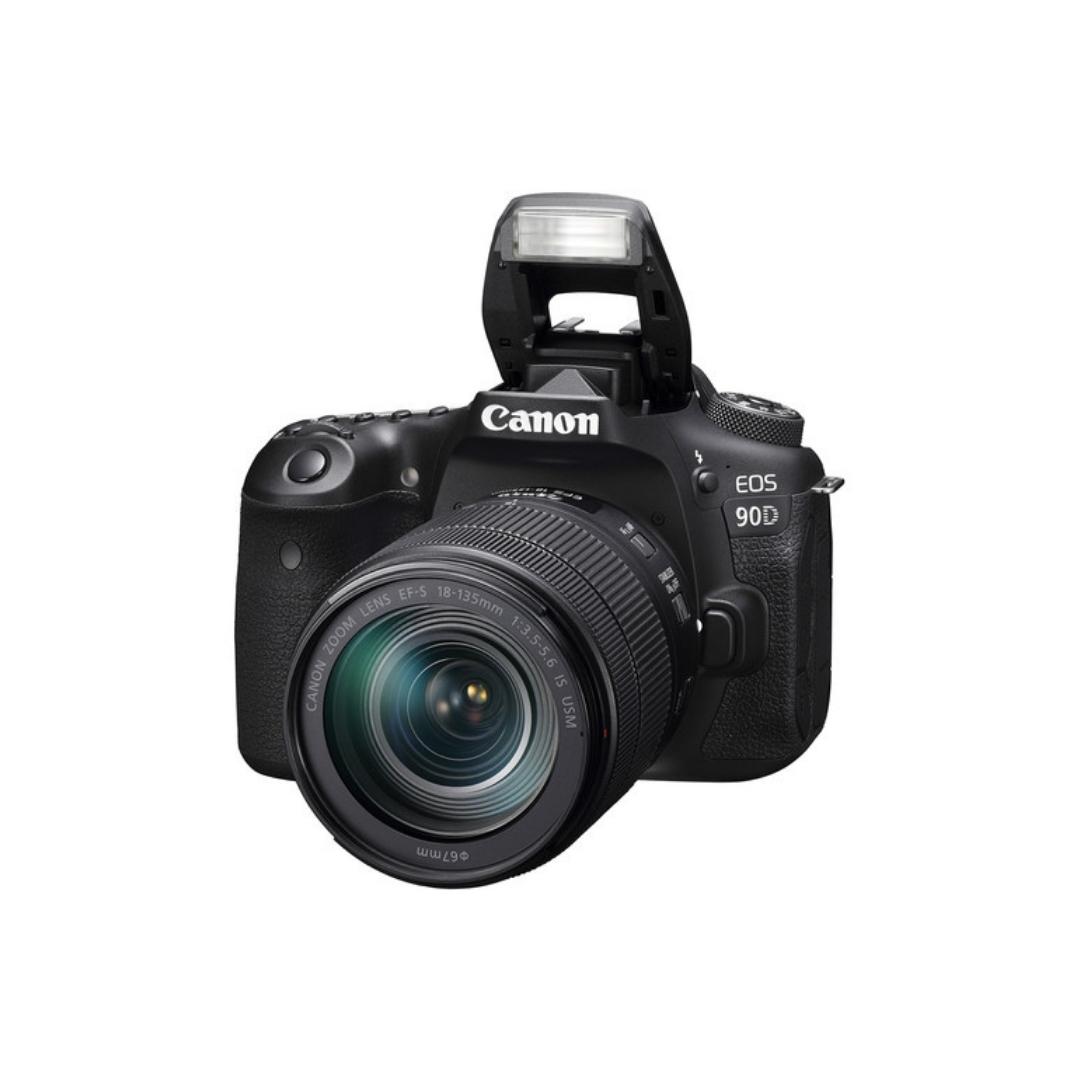 Canon EOS 90D DSLR Camera with 18-135mm Lens 32.5 Megapixel CMOS
