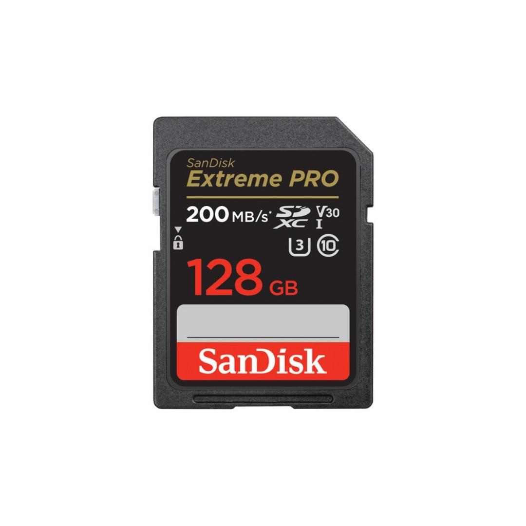 SanDisk 128GB 200MB/s Extreme PRO UHS-I SDXC Memory Card