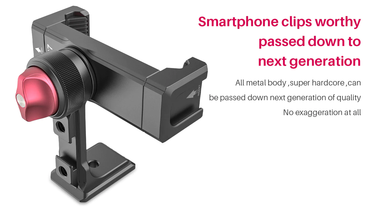 Ulanzi ST-27 Metal Phone Tripod Mount Clip | Gopixelr