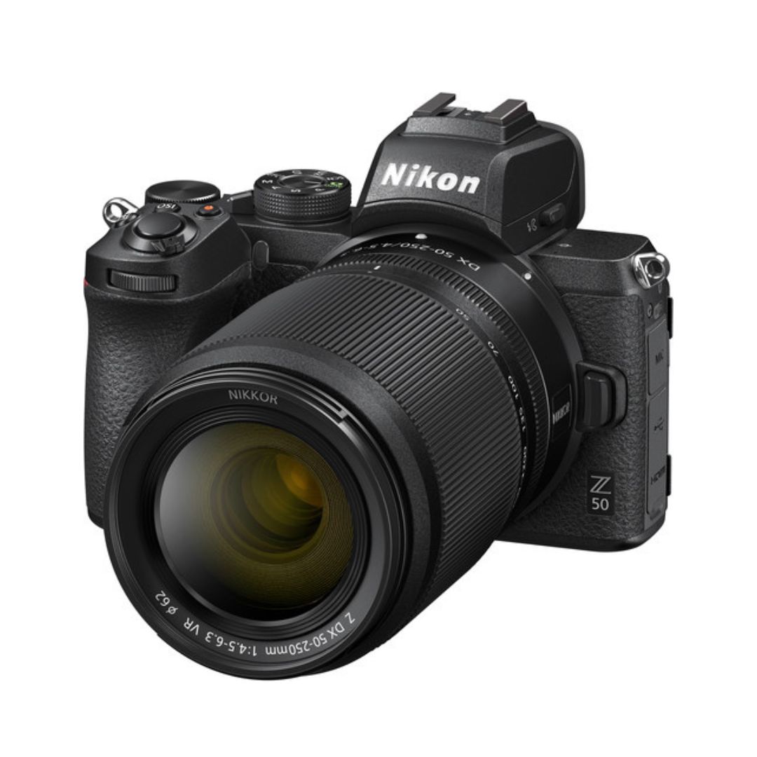 Nikon Z50 Mirrorless Camera with 16-50mm and 50-250mm Lenses
