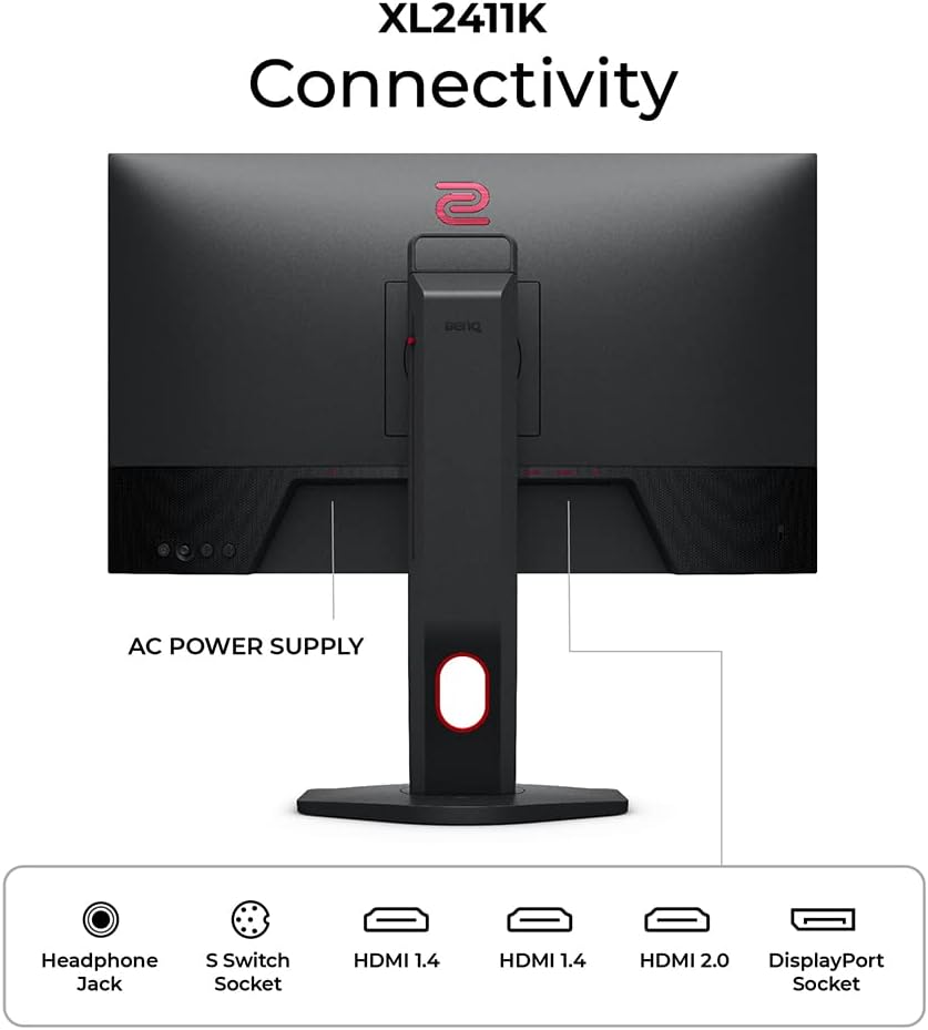 ZOWIE XL2411K TN 144Hz DyAc™ 24 inch Gaming Monitor for Gamiing