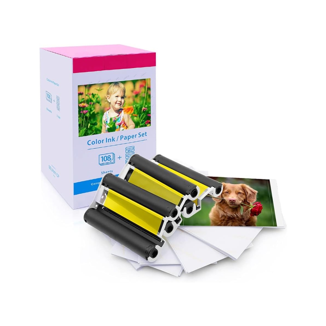 Canon KP-108 for Selphy CP1200, CP1000, CP910, CP900 Printer